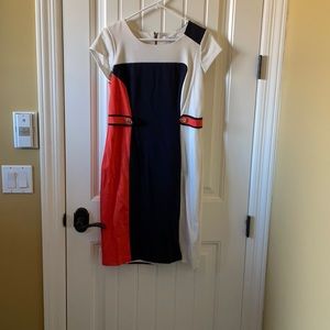 Liz Claiborne color block dress